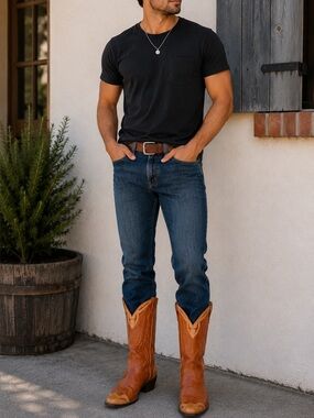 Neolite Cowboy Boots Sz: 9D